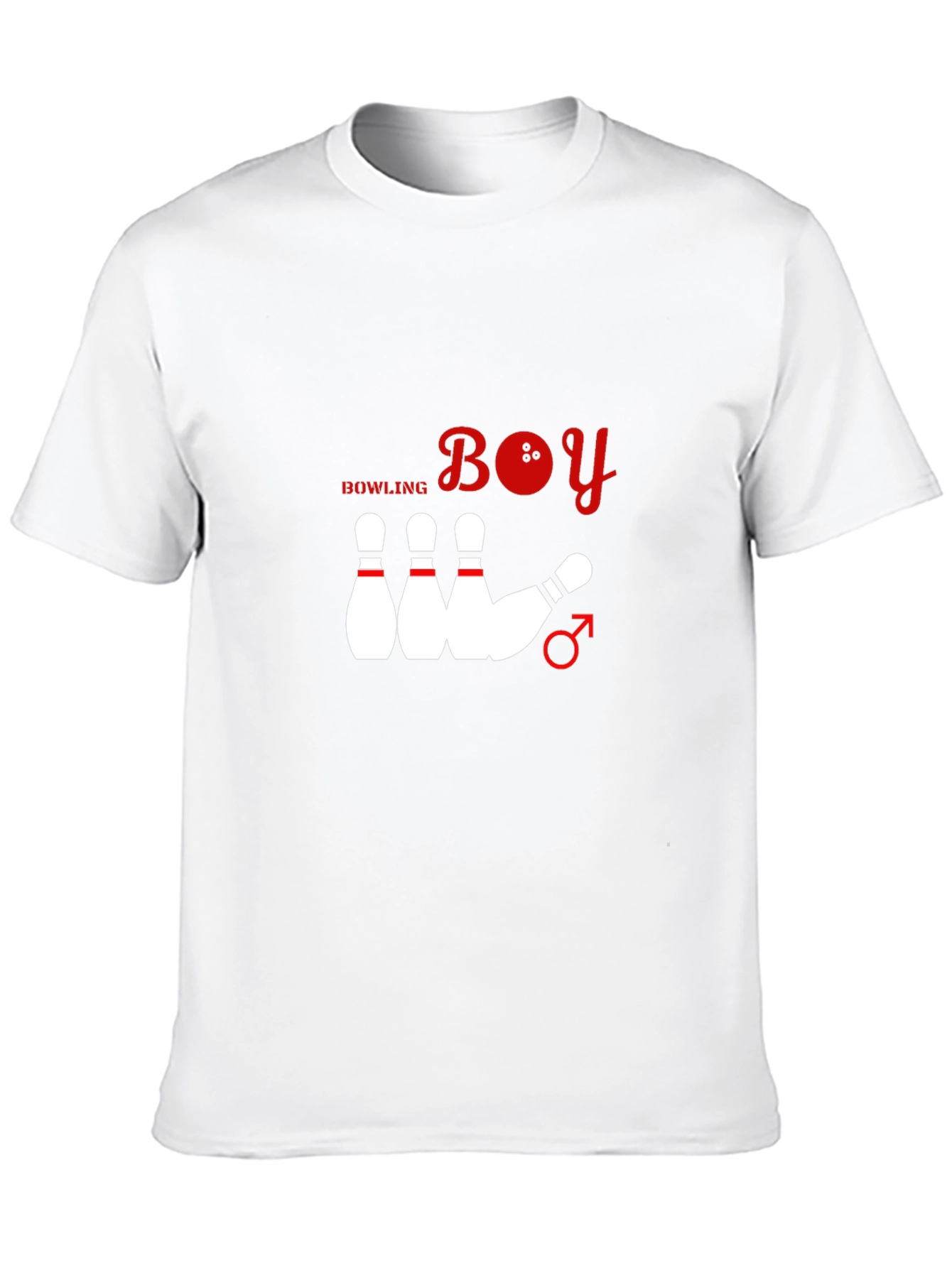 Bowling Boy Graphic T-Shirt - Black