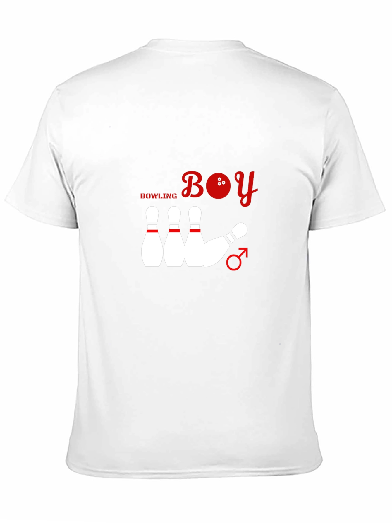 Bowling Boy Graphic T-Shirt - Black