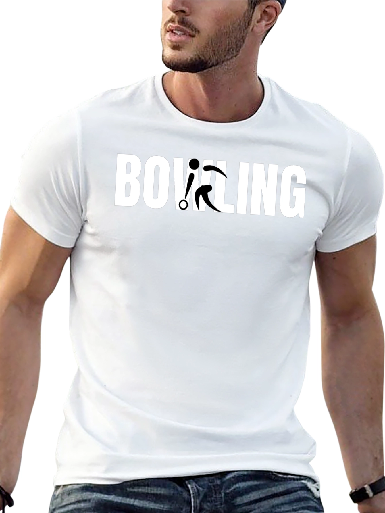 Bowling Graphic Tee - Stylish & Comfortable