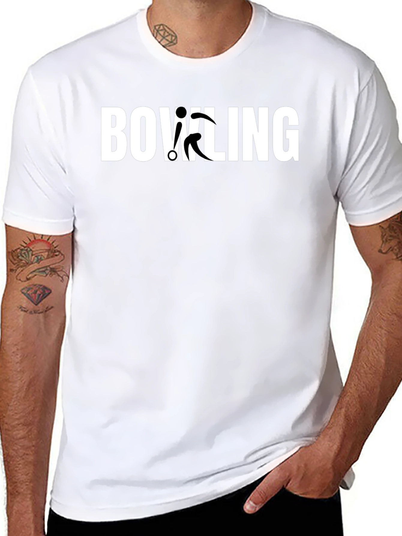 Bowling Graphic Tee - Stylish & Comfortable