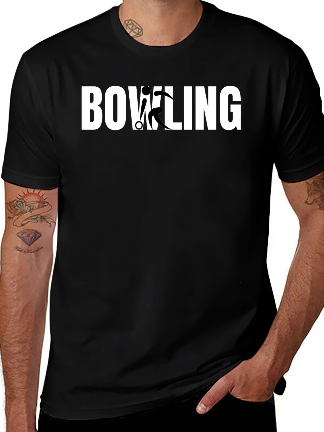 Bowling Graphic Tee - Stylish & Comfortable