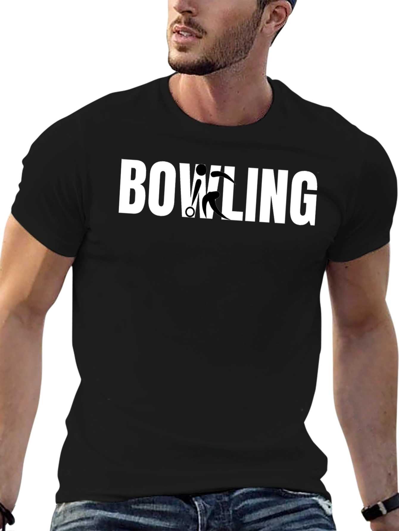 Bowling Graphic Tee - Stylish & Comfortable