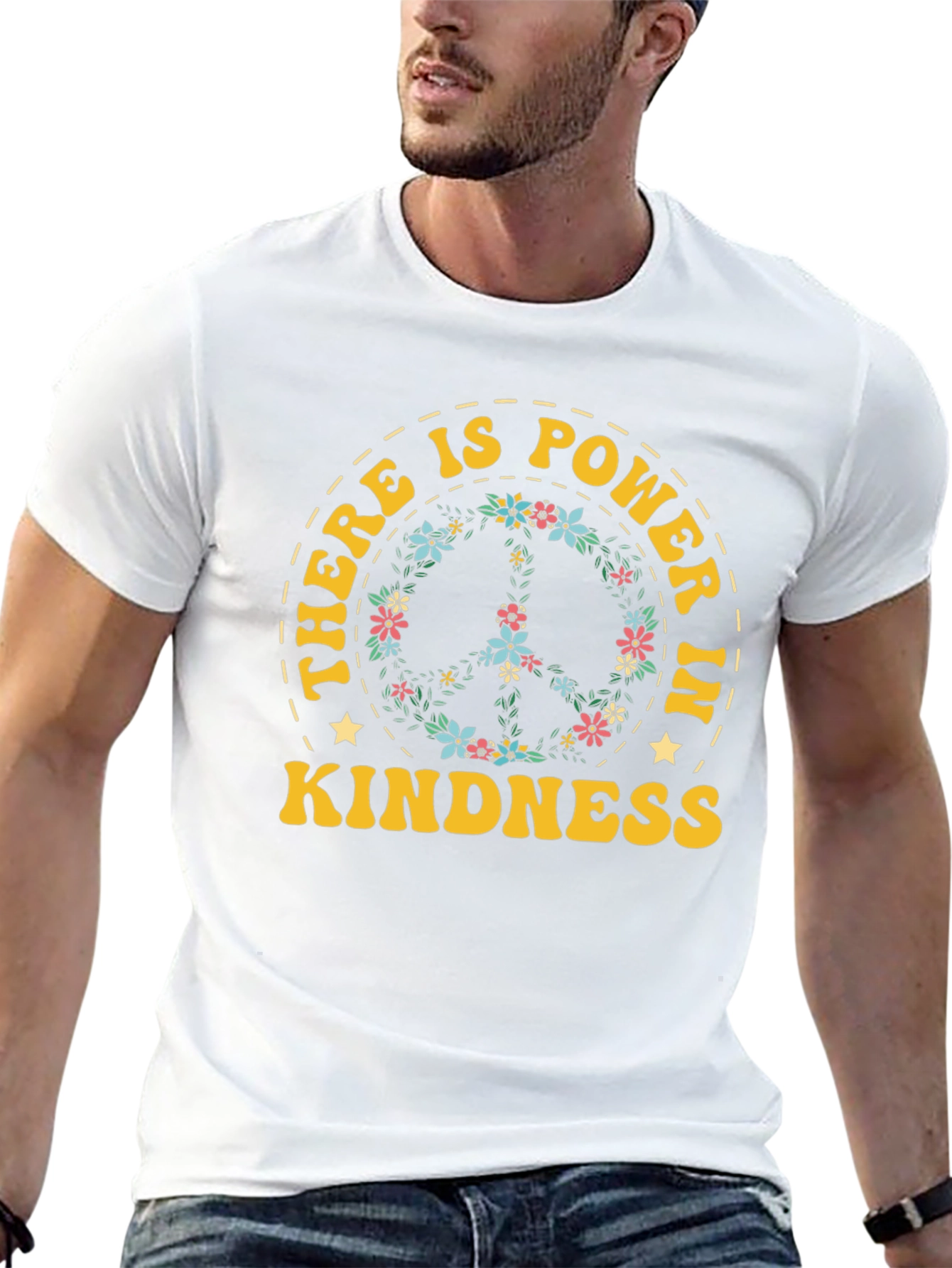 Power In Kindness Peace Sign T-Shirt