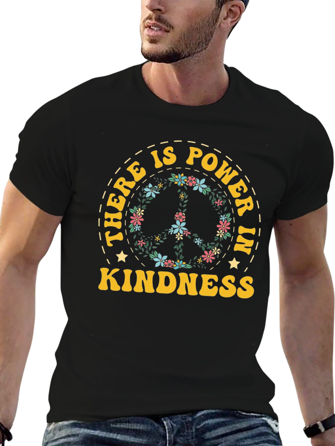 Power In Kindness Peace Sign T-Shirt