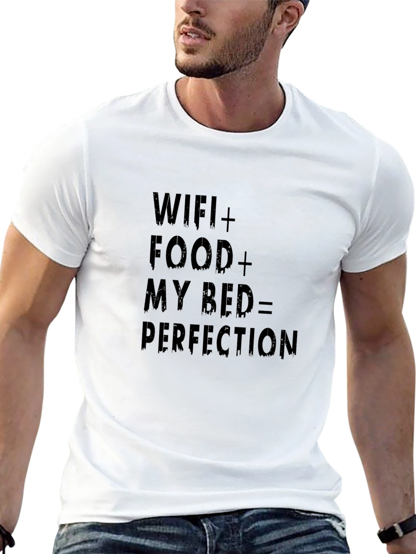 Wifi Food Bed Perfection T-Shirt Comfy Casual Tee