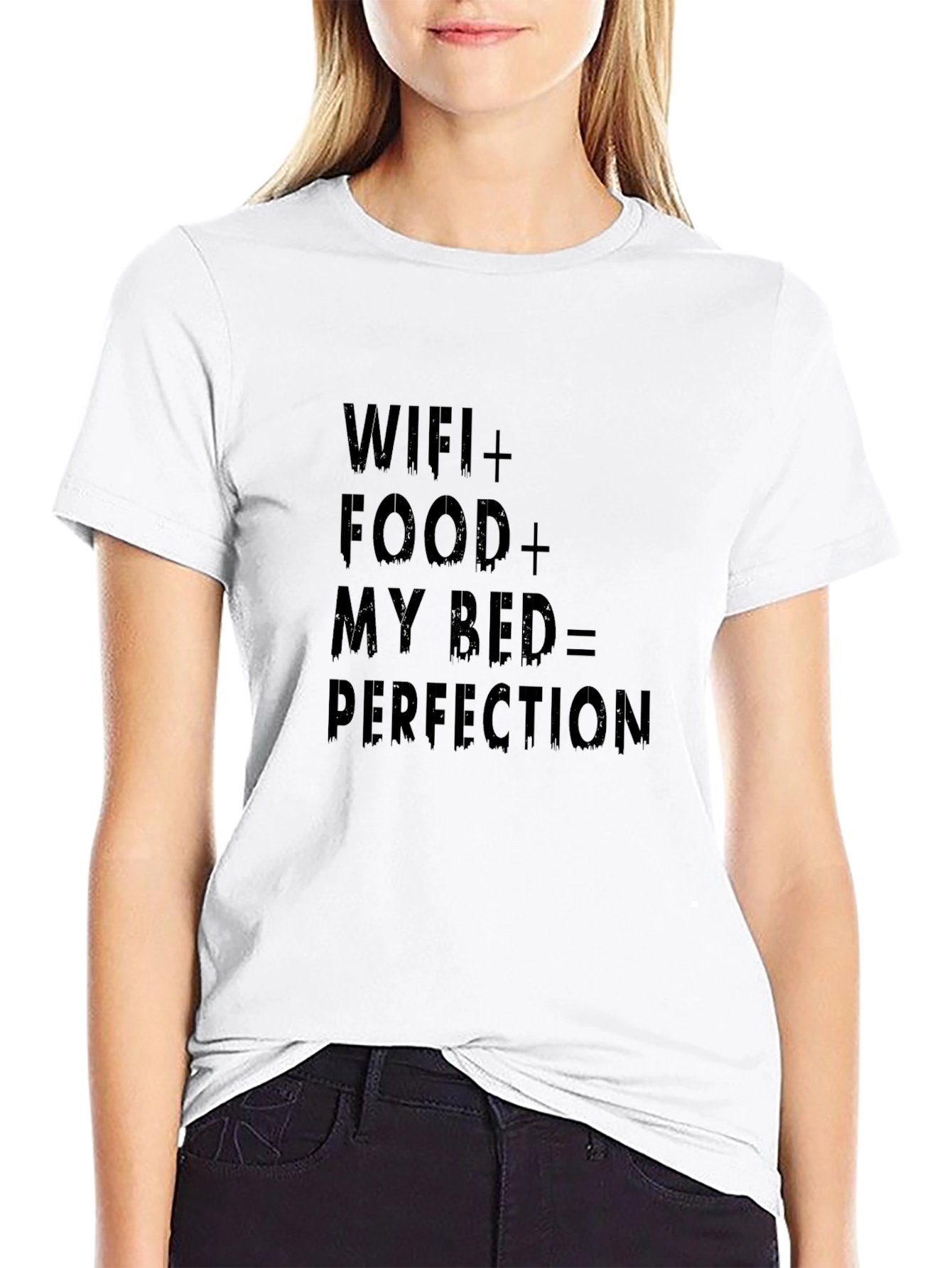 Wifi Food Bed Perfection T-Shirt Comfy Casual Tee