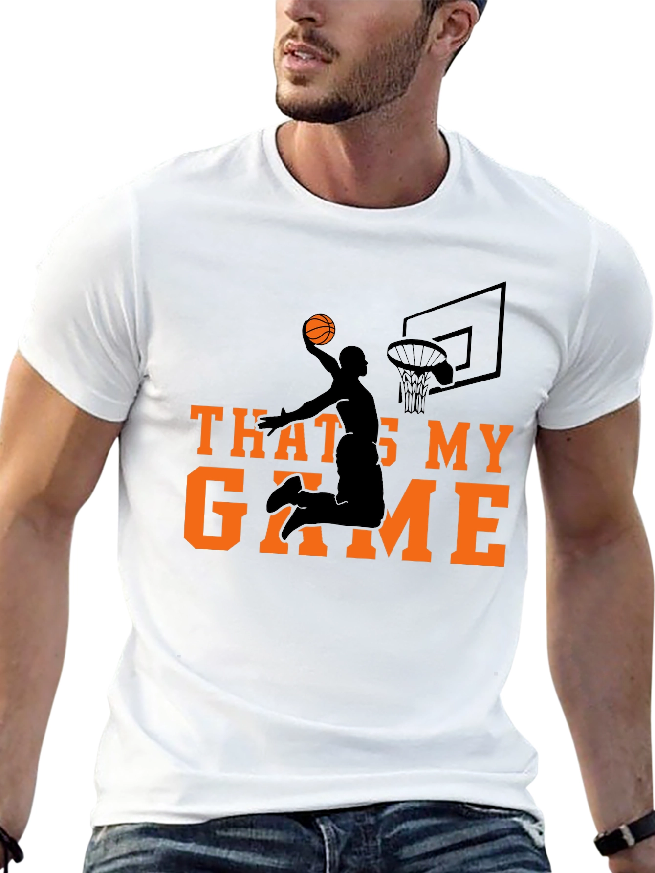 Thats My Game Basketball Graphic Tee