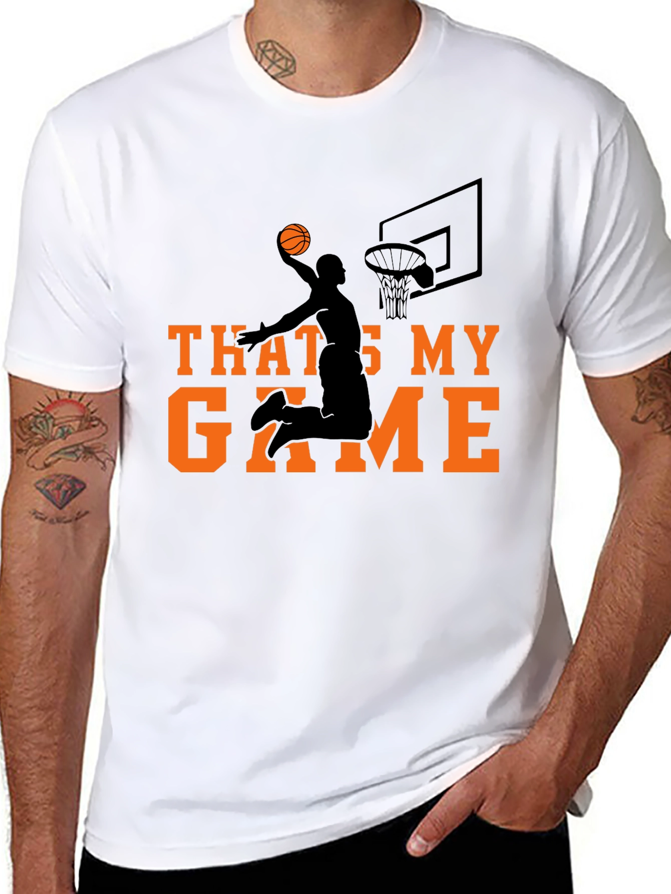 Thats My Game Basketball Graphic Tee