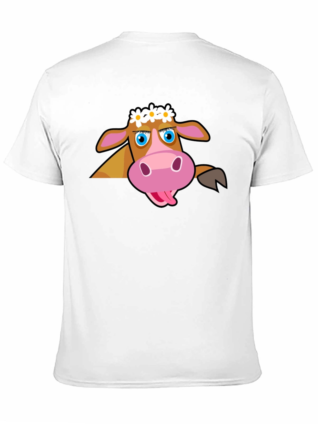 Cartoon Cow T-Shirt: Fun Graphic Tee