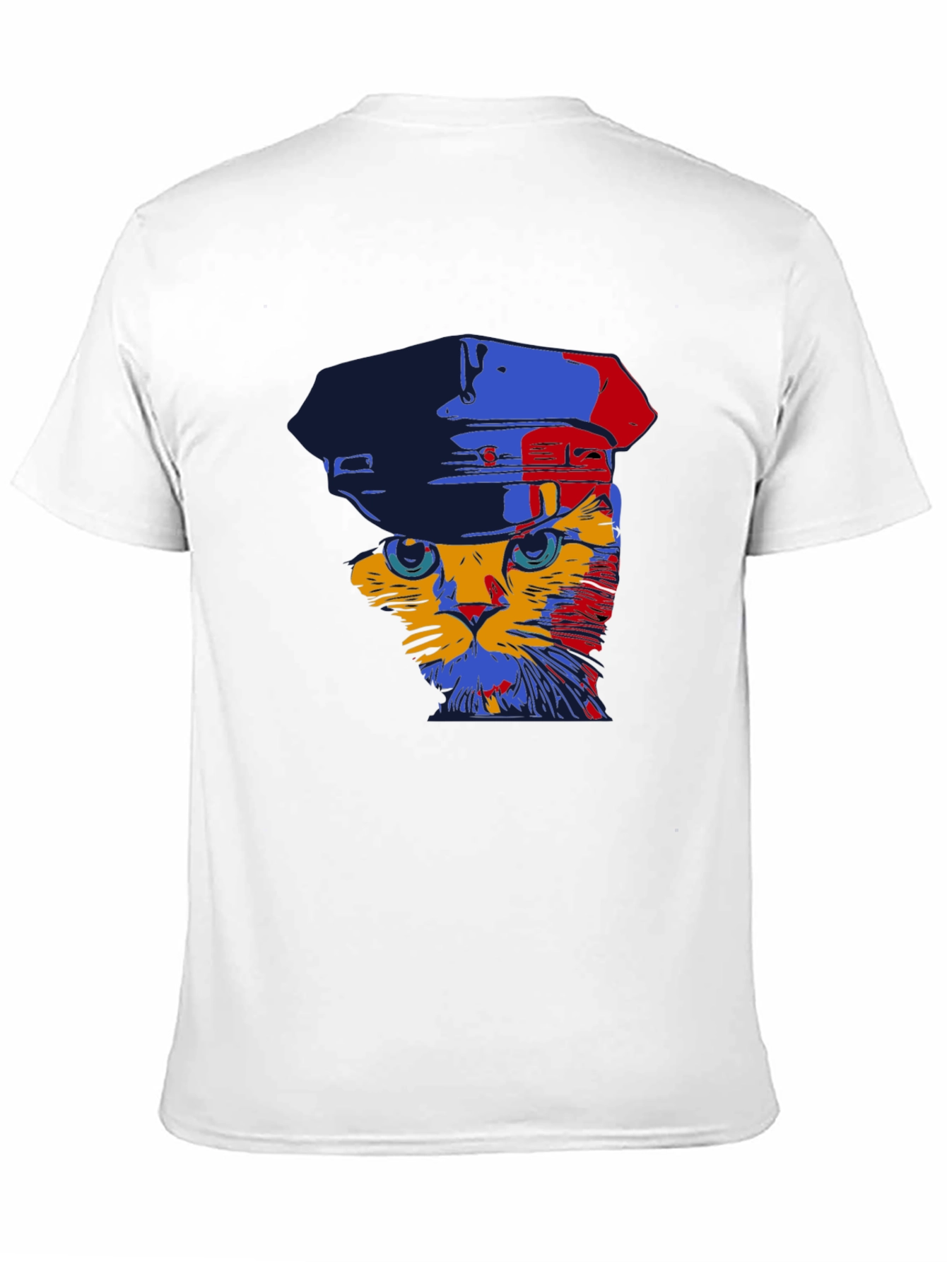 Cat in Hat Graphic Tee - Mens Black T-Shirt