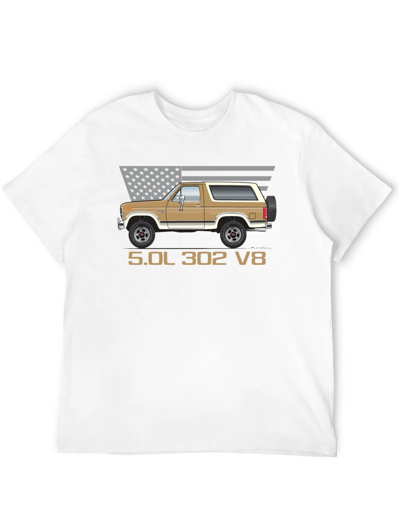 Bronco 5.0L 302 V8 Graphic T-Shirt