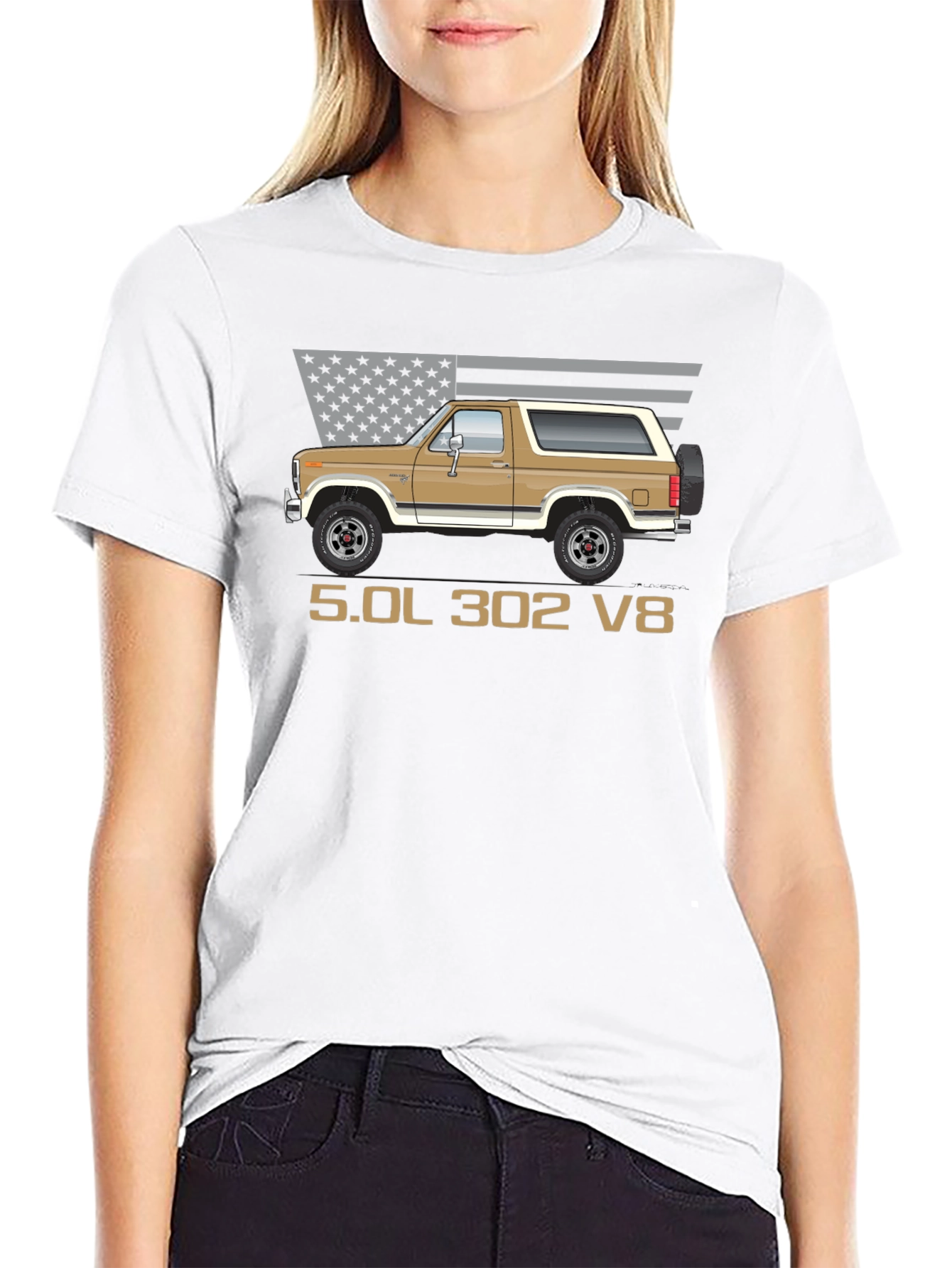 Bronco 5.0L 302 V8 Graphic T-Shirt