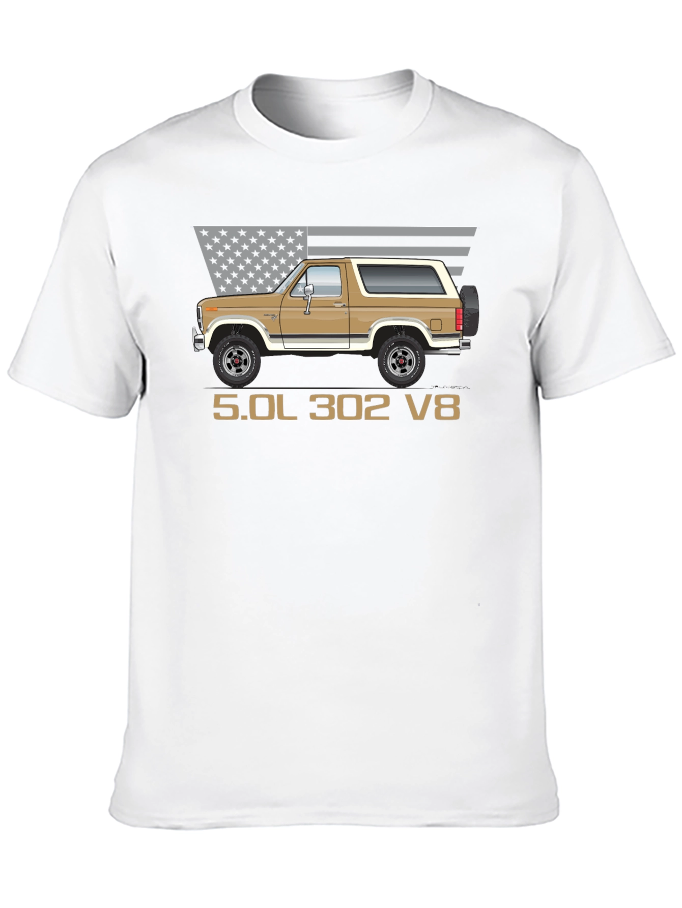 Bronco 5.0L 302 V8 Graphic T-Shirt