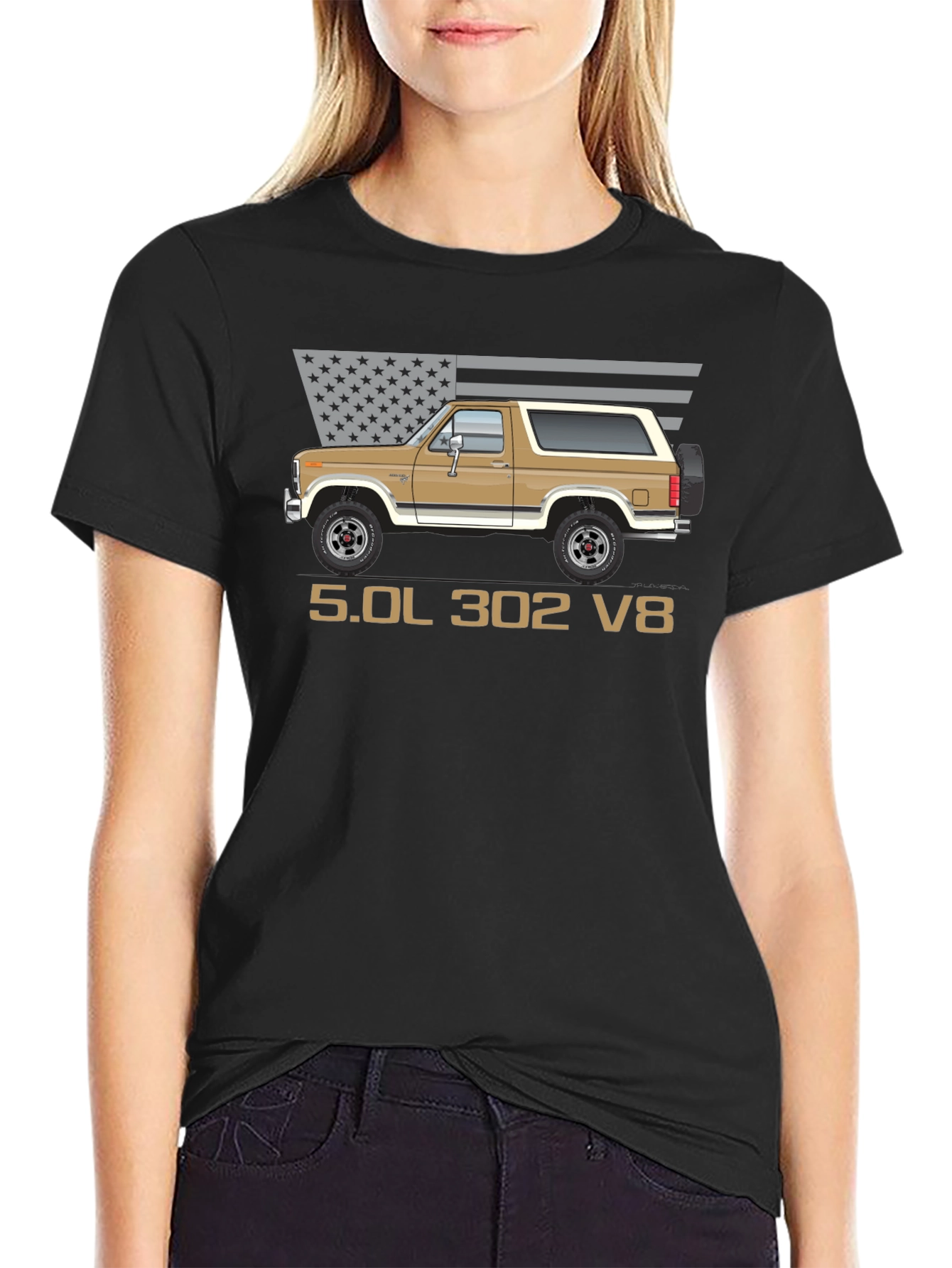Bronco 5.0L 302 V8 Graphic T-Shirt
