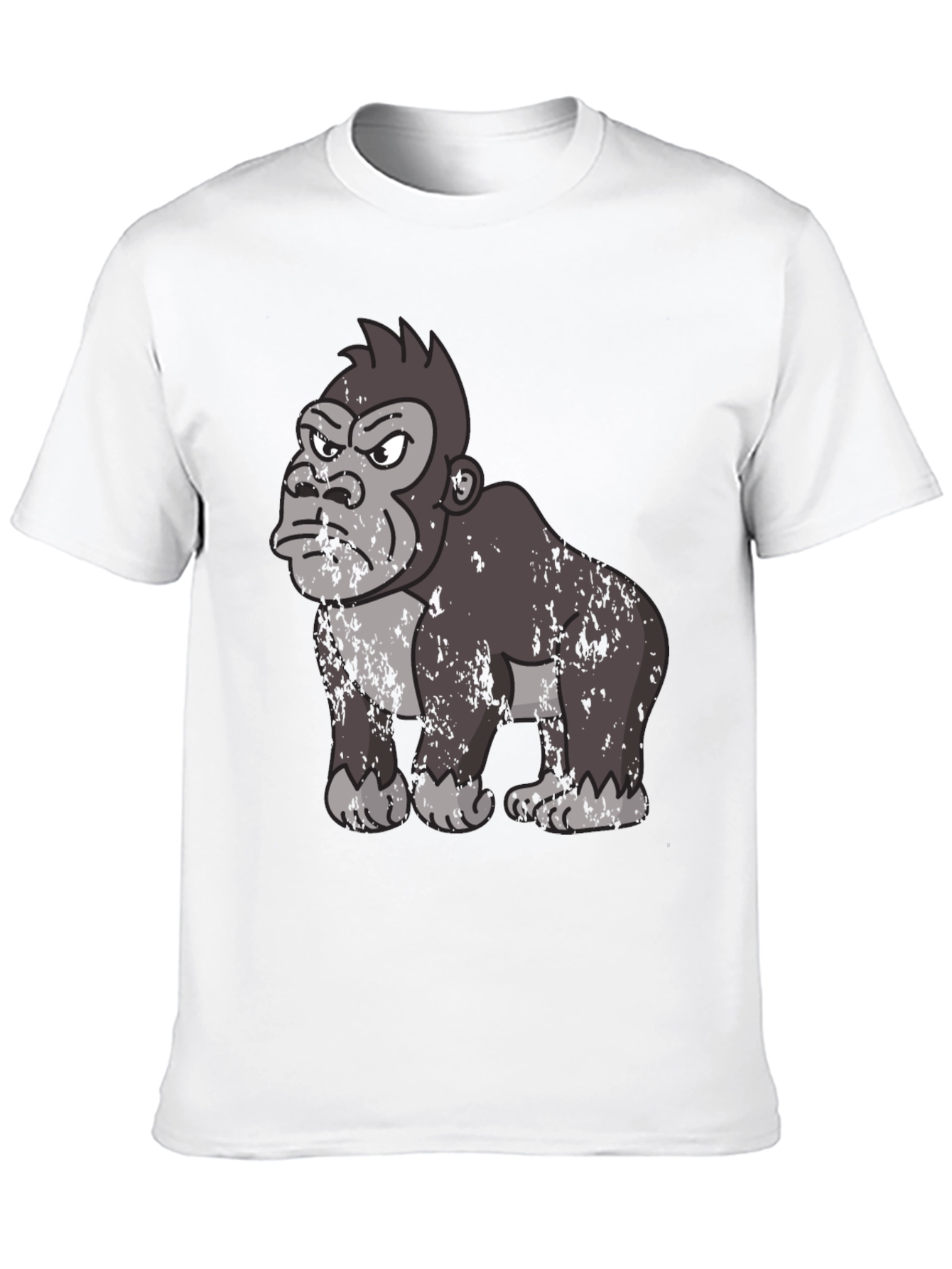 Angry Gorilla Graphic T-Shirt - Black