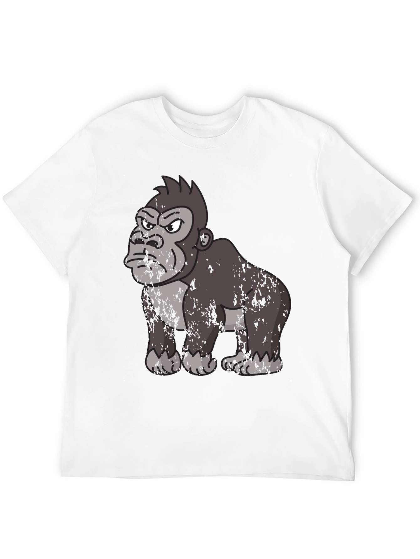 Angry Gorilla Graphic T-Shirt - Black