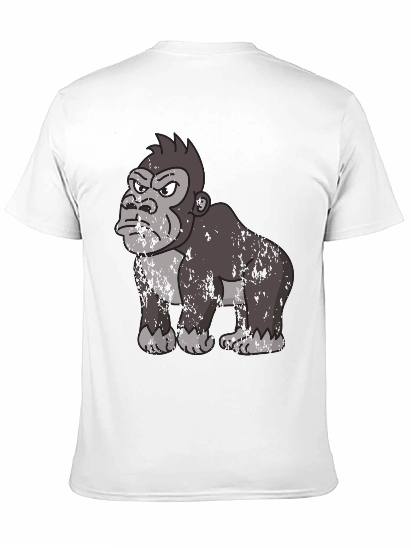 Angry Gorilla Graphic T-Shirt - Black