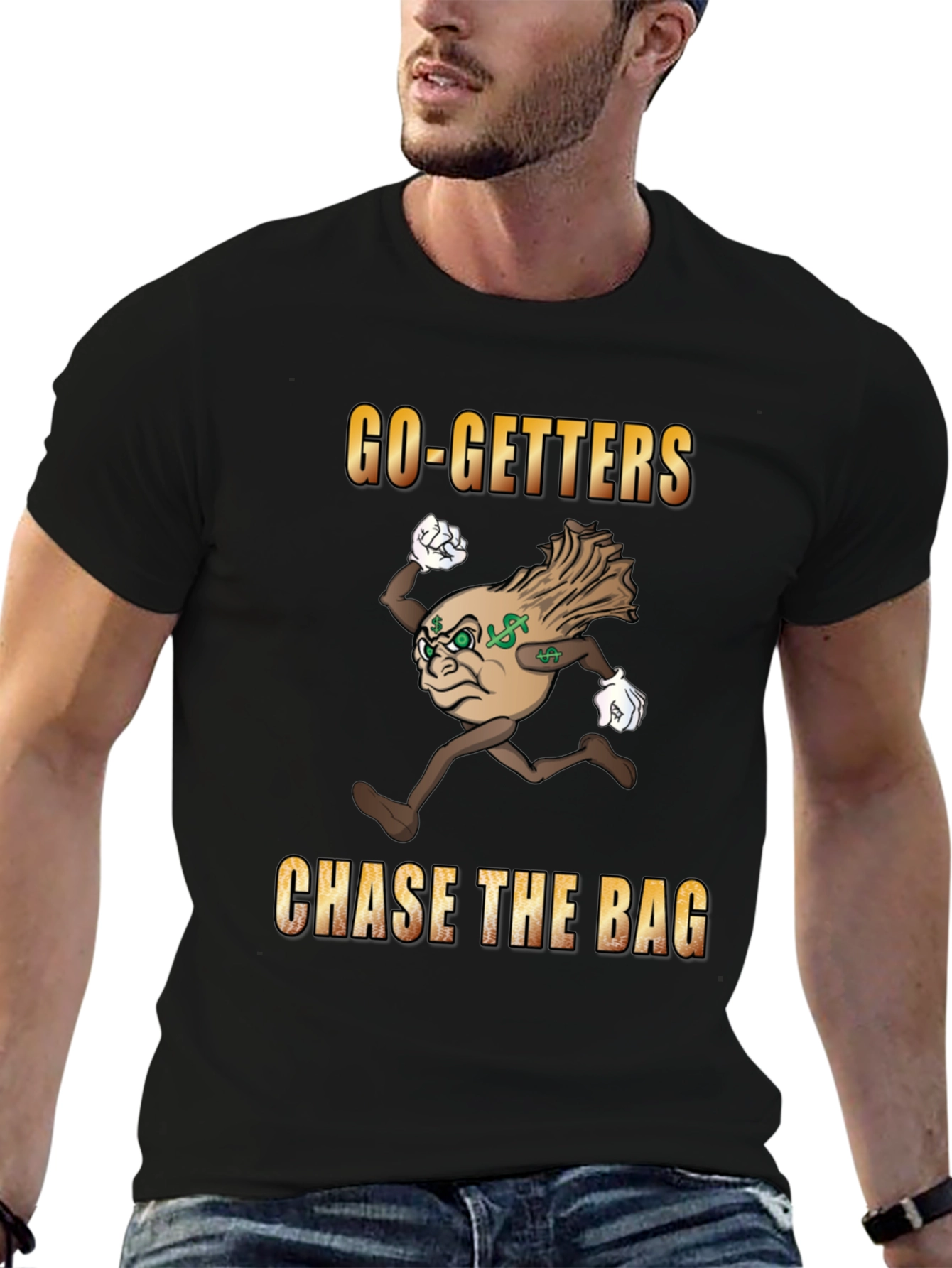Go-Getters Chase the Bag Black T-Shirt