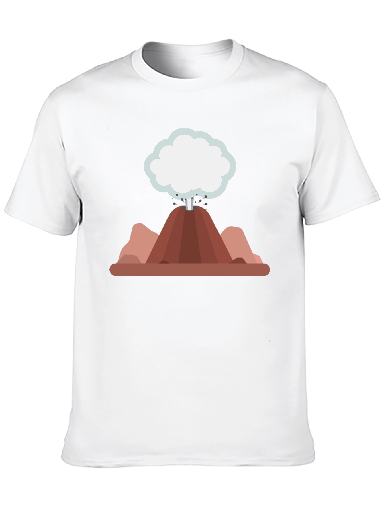 Volcano Graphic Black Tee