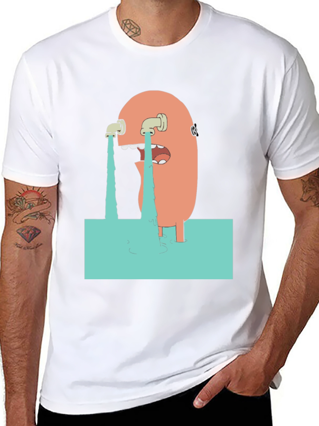Tears of a Cartoon Black T-Shirt