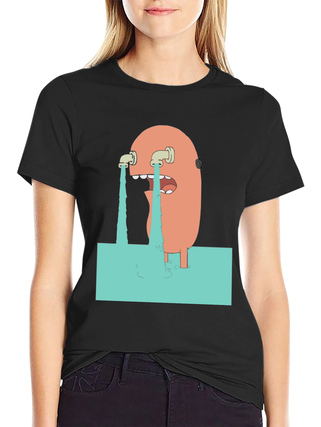 Tears of a Cartoon Black T-Shirt