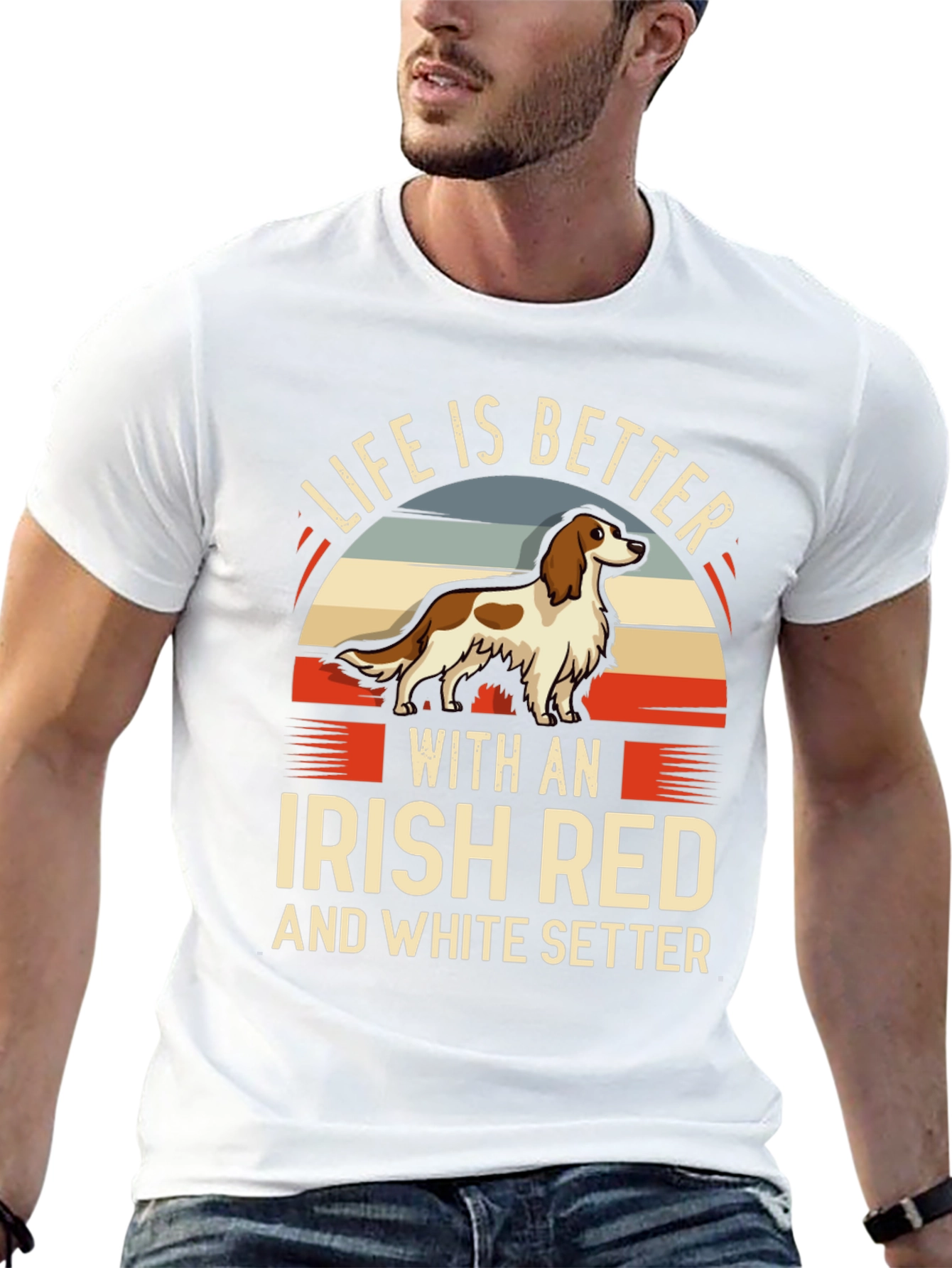 Irish Setter T-Shirt: Life Is Better Dog Lover Tee