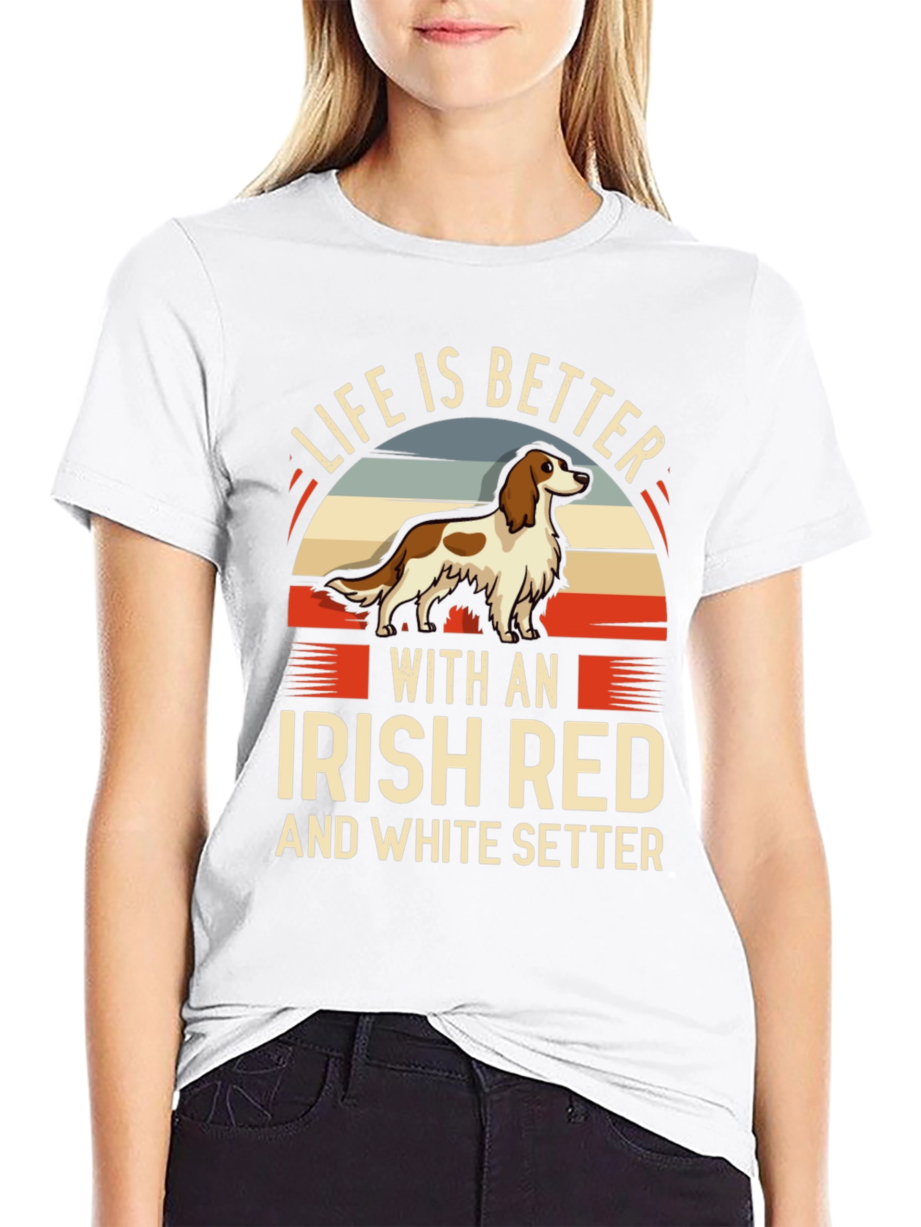 Irish Setter T-Shirt: Life Is Better Dog Lover Tee