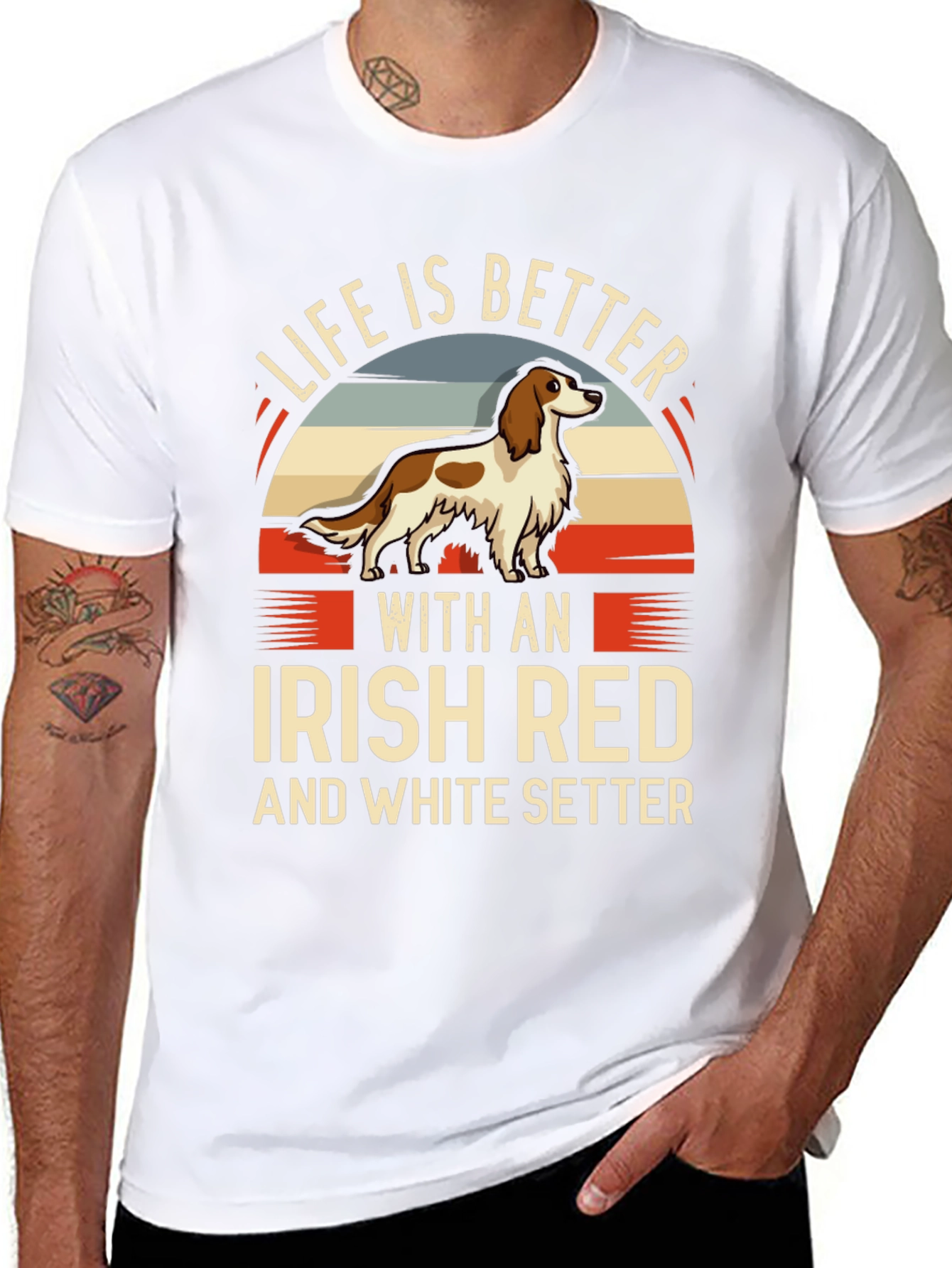 Irish Setter T-Shirt: Life Is Better Dog Lover Tee