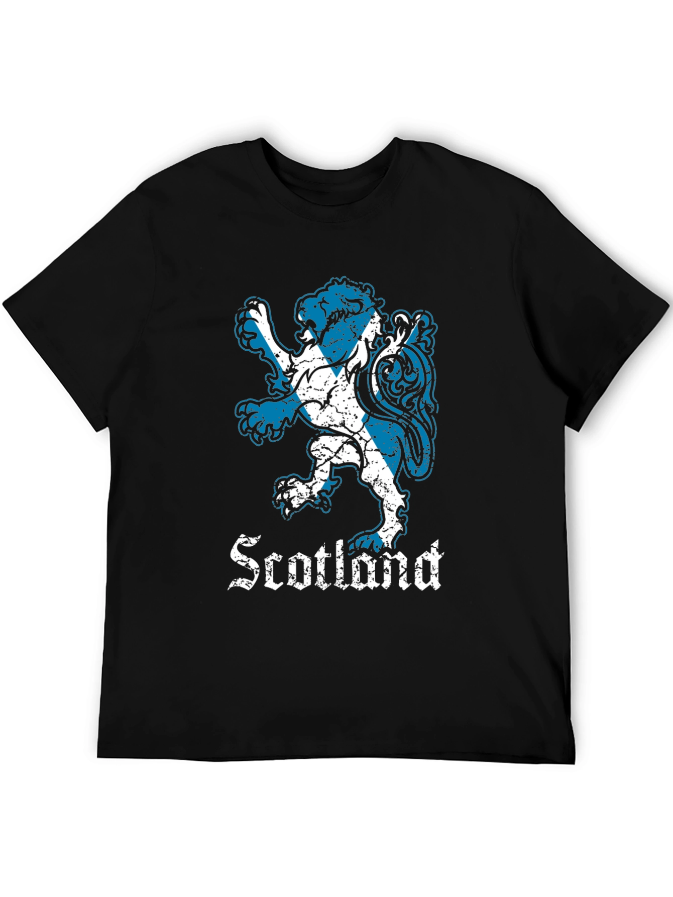 Scottish Lion Rampant T-Shirt - Black