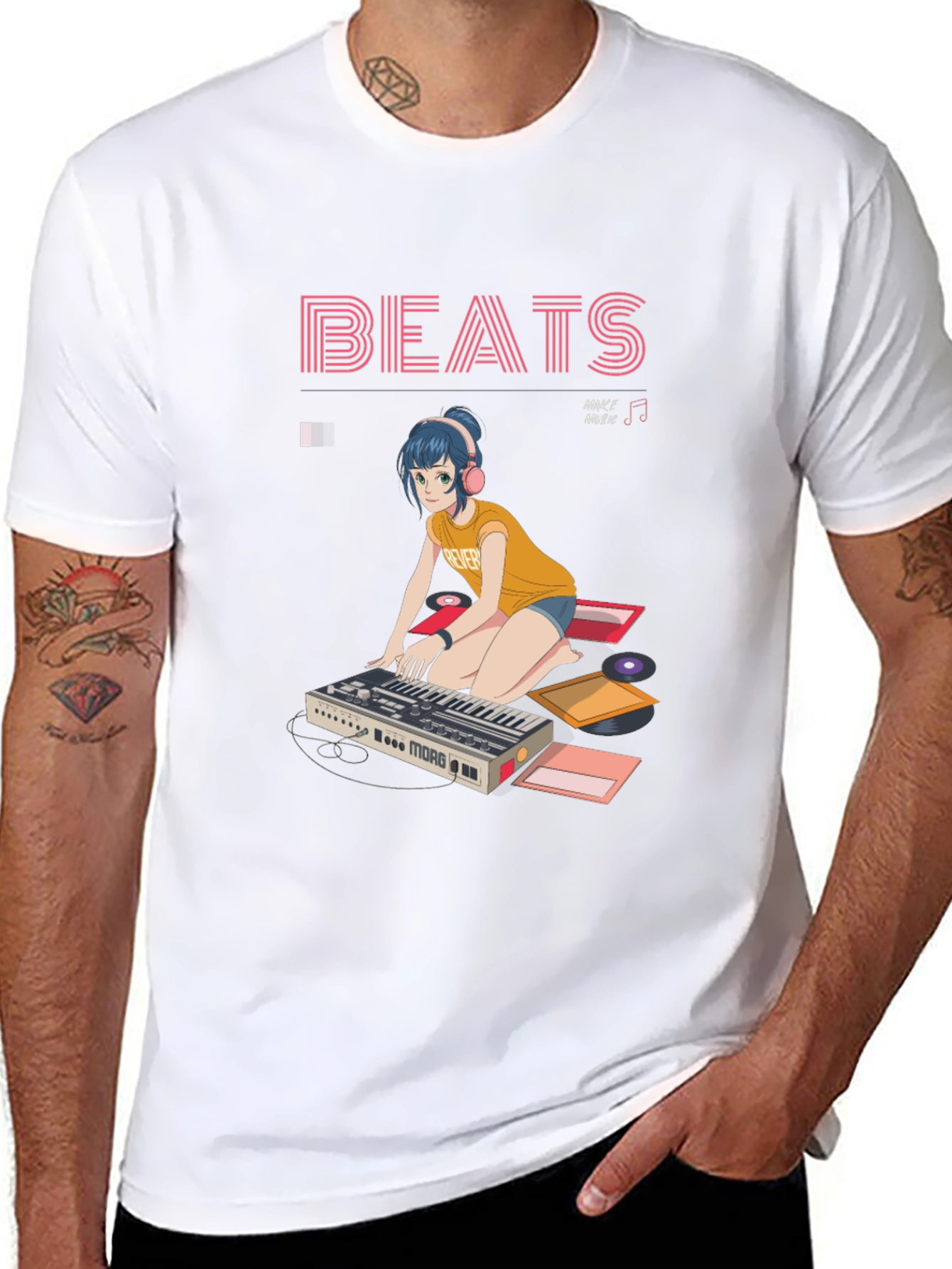 Beats Anime T-Shirt