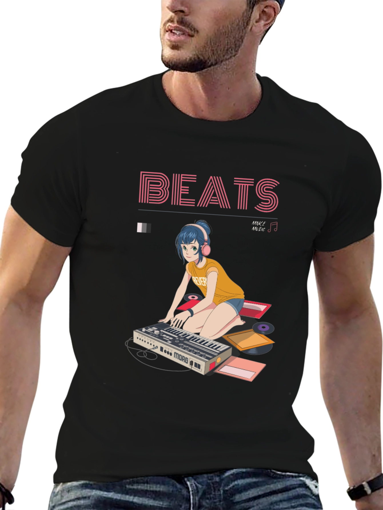 Beats Anime T-Shirt