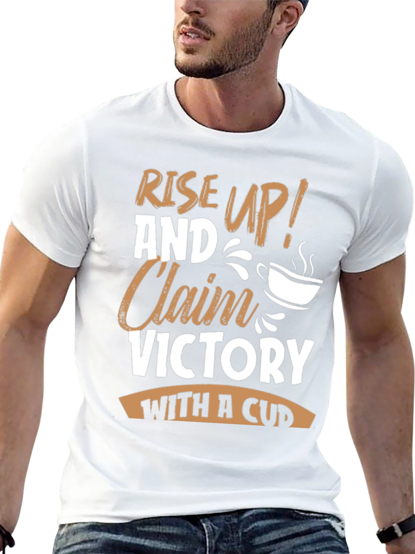 Rise Up Victory Coffee Graphic Tee