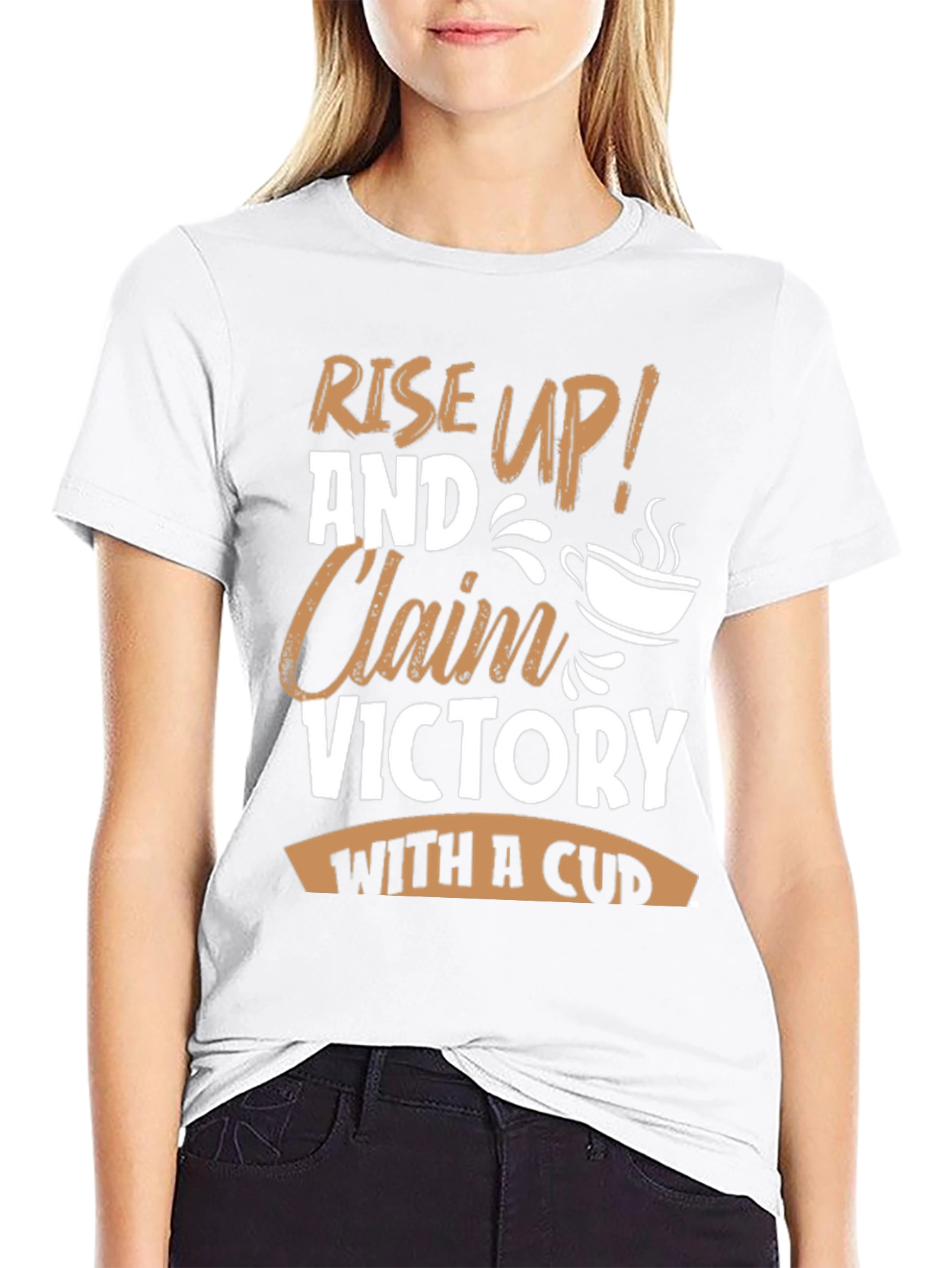Rise Up Victory Coffee Graphic Tee