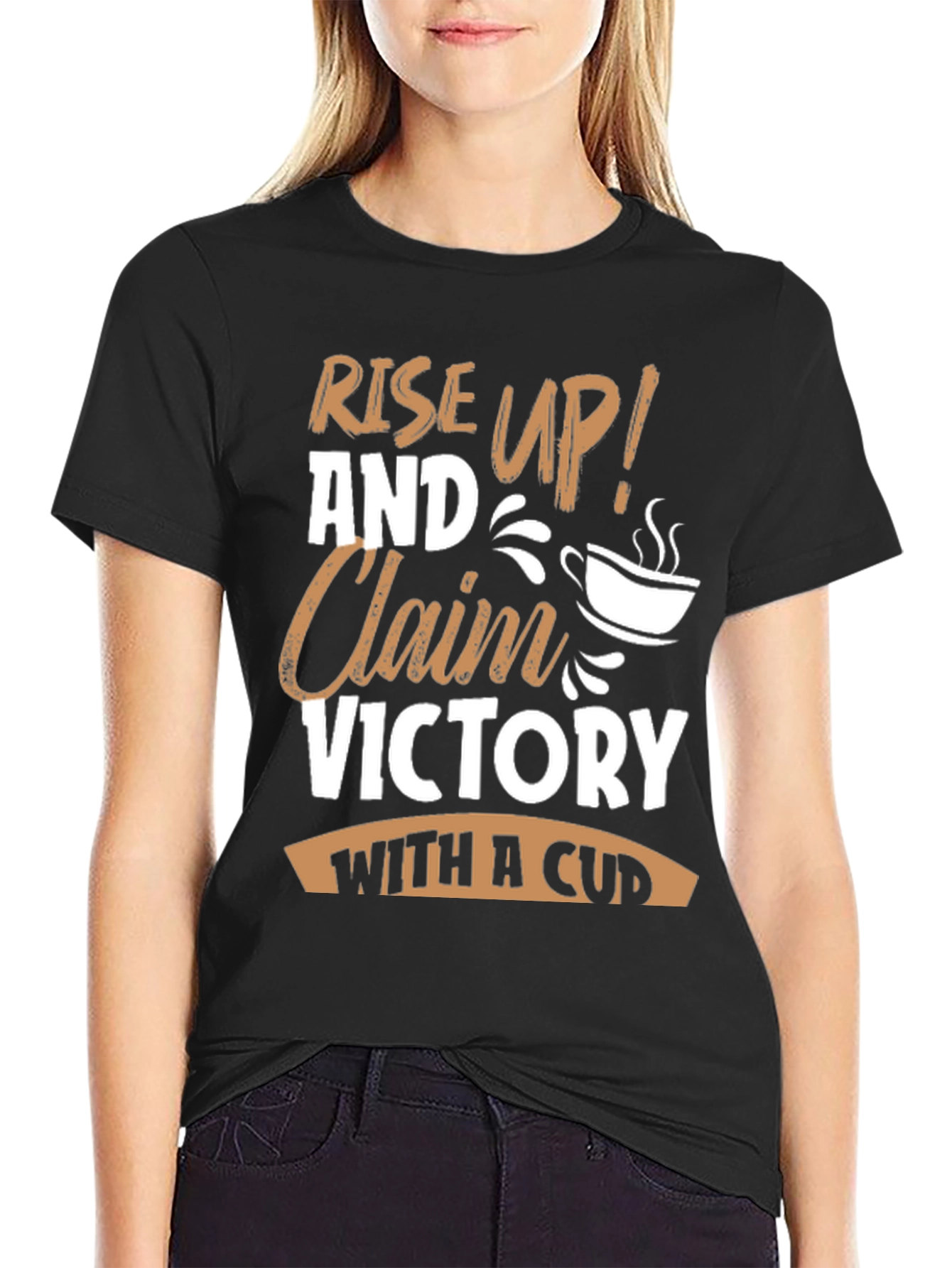 Rise Up Victory Coffee Graphic Tee