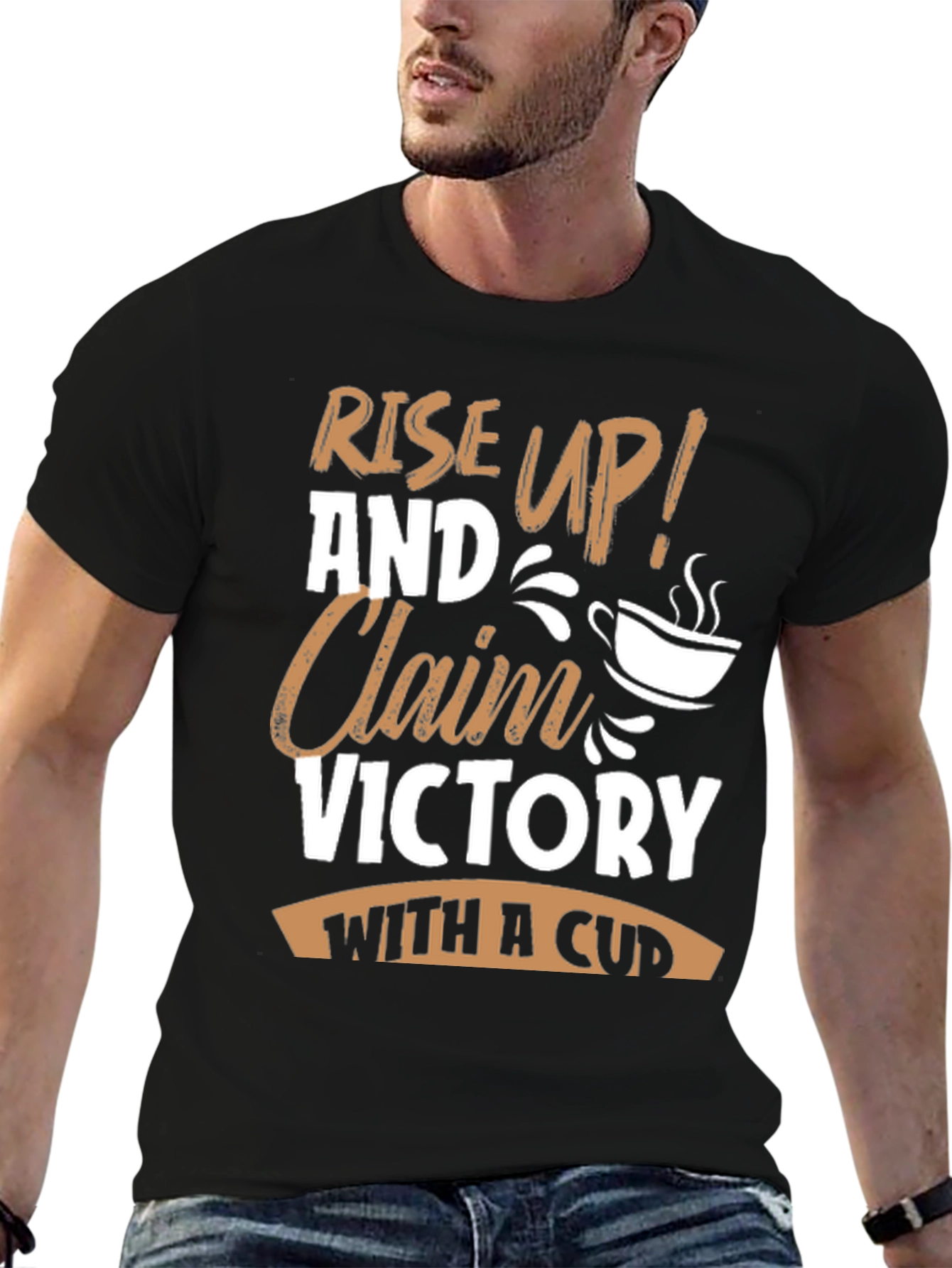 Rise Up Victory Coffee Graphic Tee