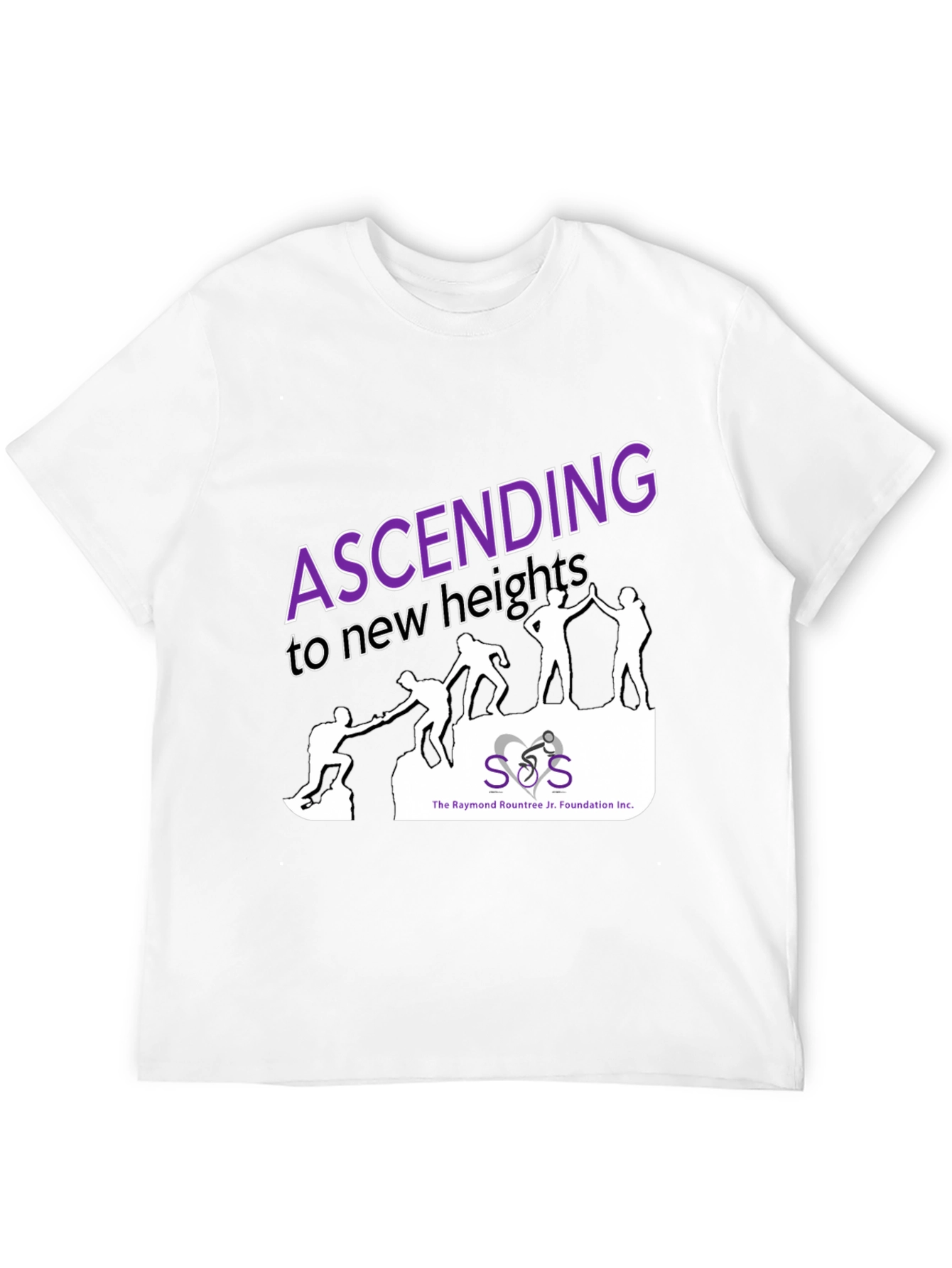 Ascending Heights Graphic Tee - Black Cotton Blend