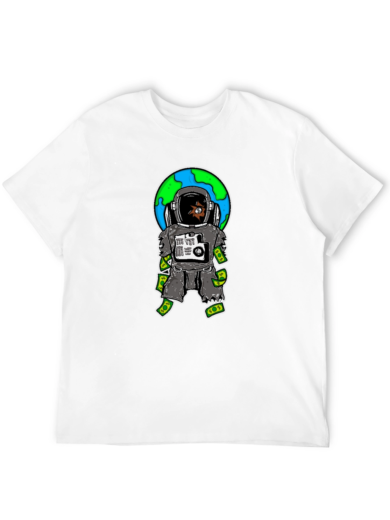 Astronaut Money Graphic Tee