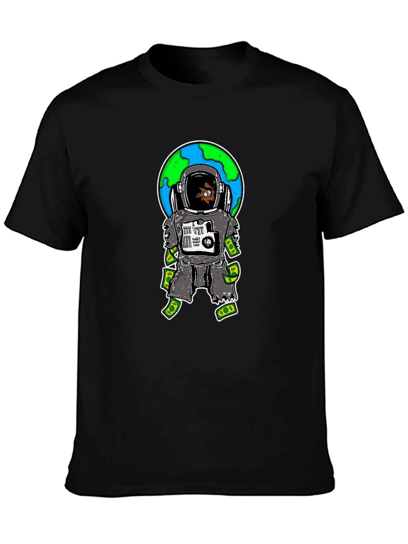 Astronaut Money Graphic Tee