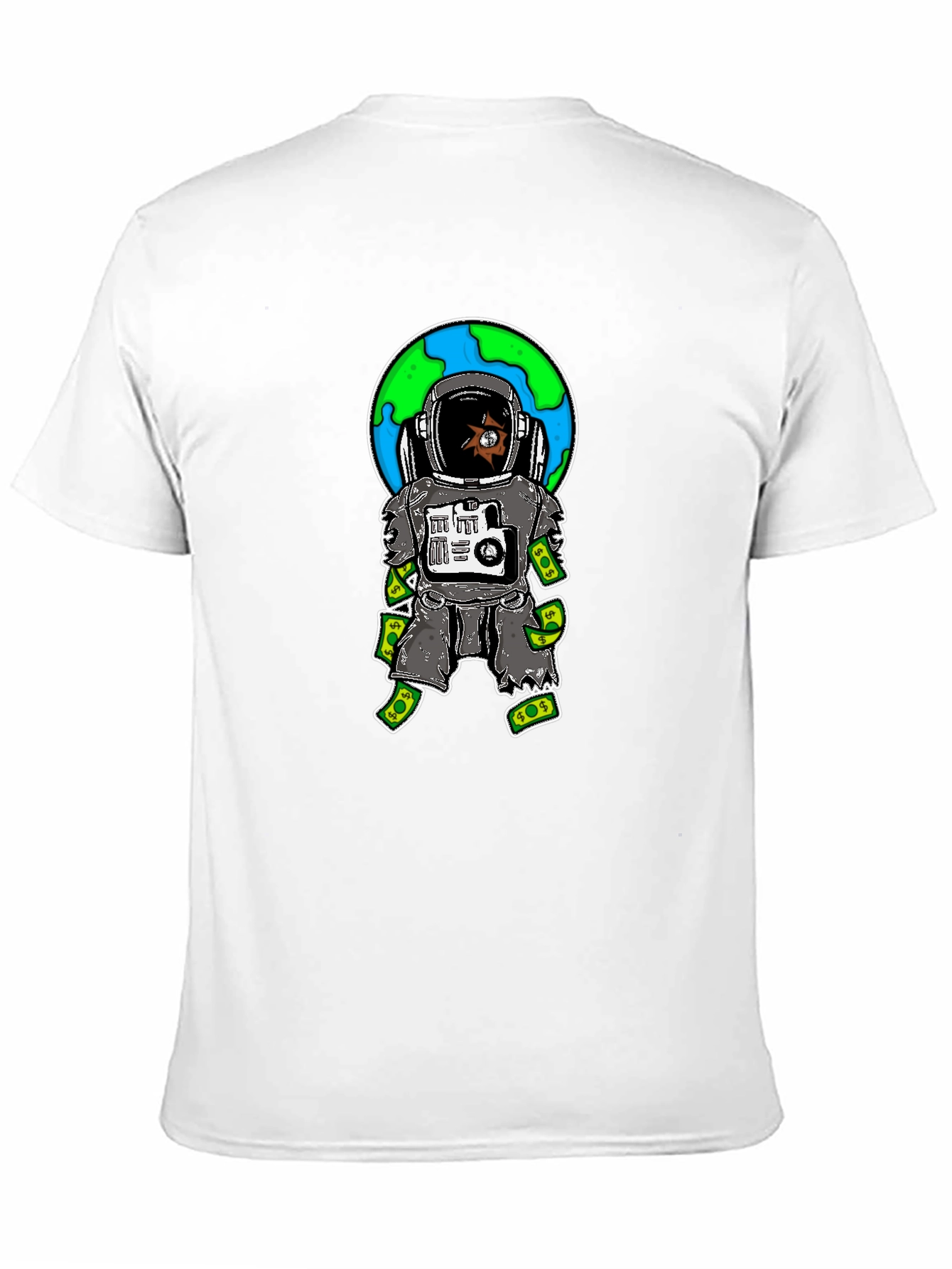 Astronaut Money Graphic Tee
