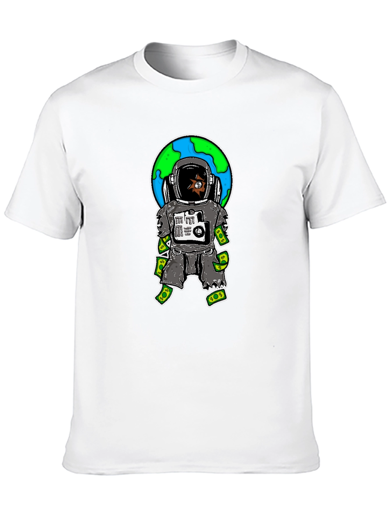 Astronaut Money Graphic Tee