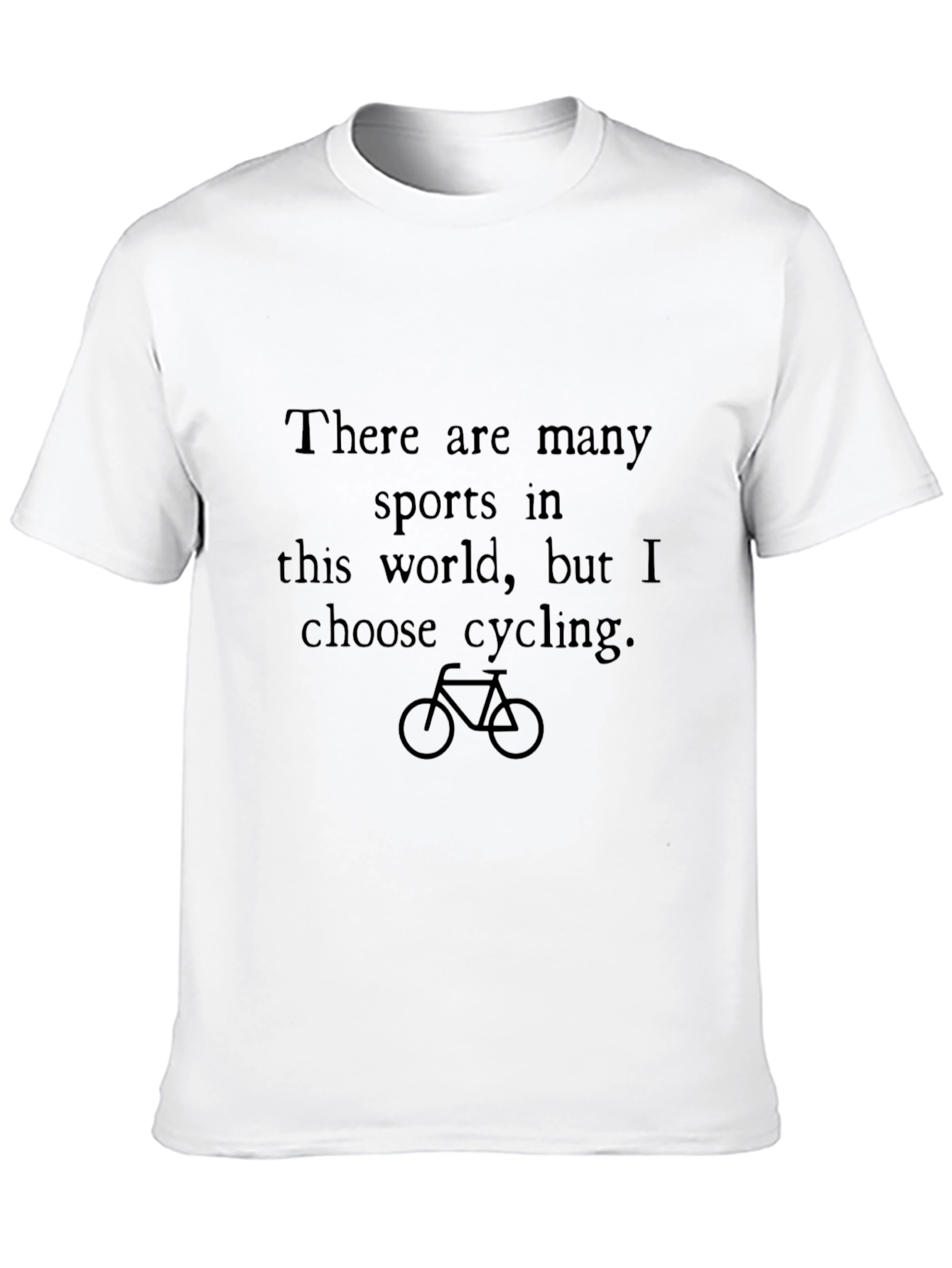 Cycling Choice Graphic Tee - Black