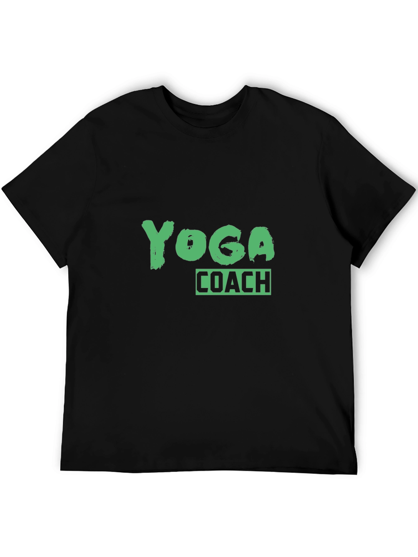 Yoga Coach Black T-Shirt