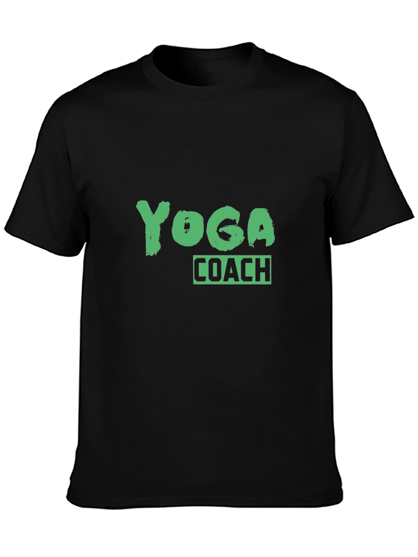 Yoga Coach Black T-Shirt
