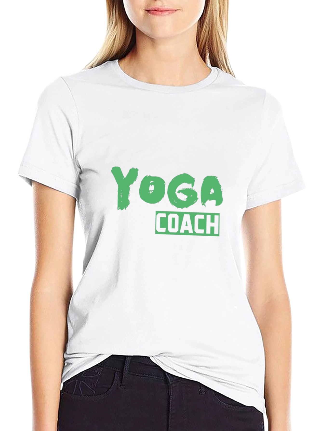 Yoga Coach Black T-Shirt