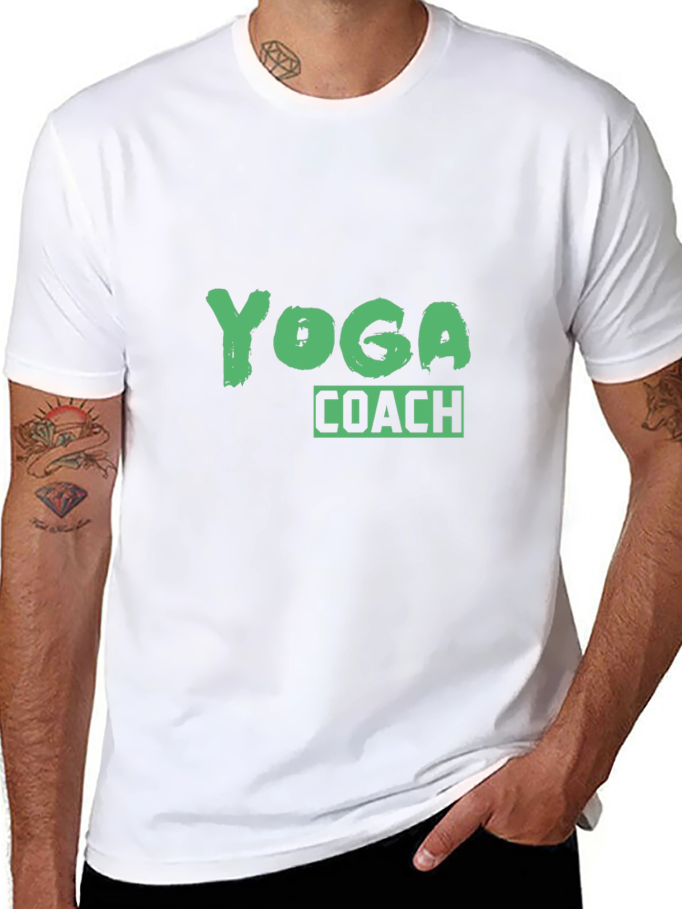 Yoga Coach Black T-Shirt