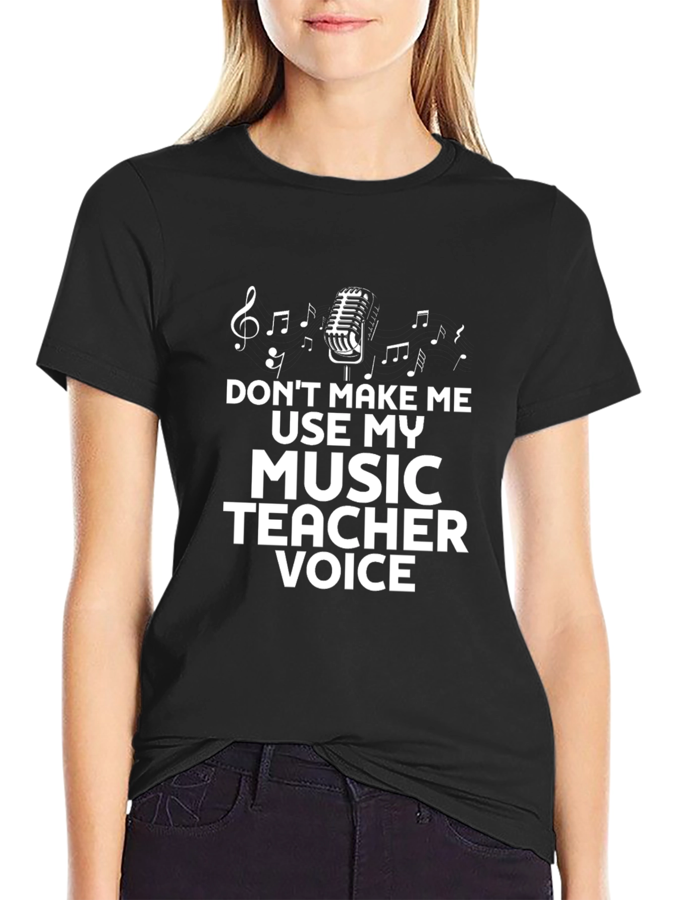 Music Teacher Voice T-Shirt - Funny Musician Tee