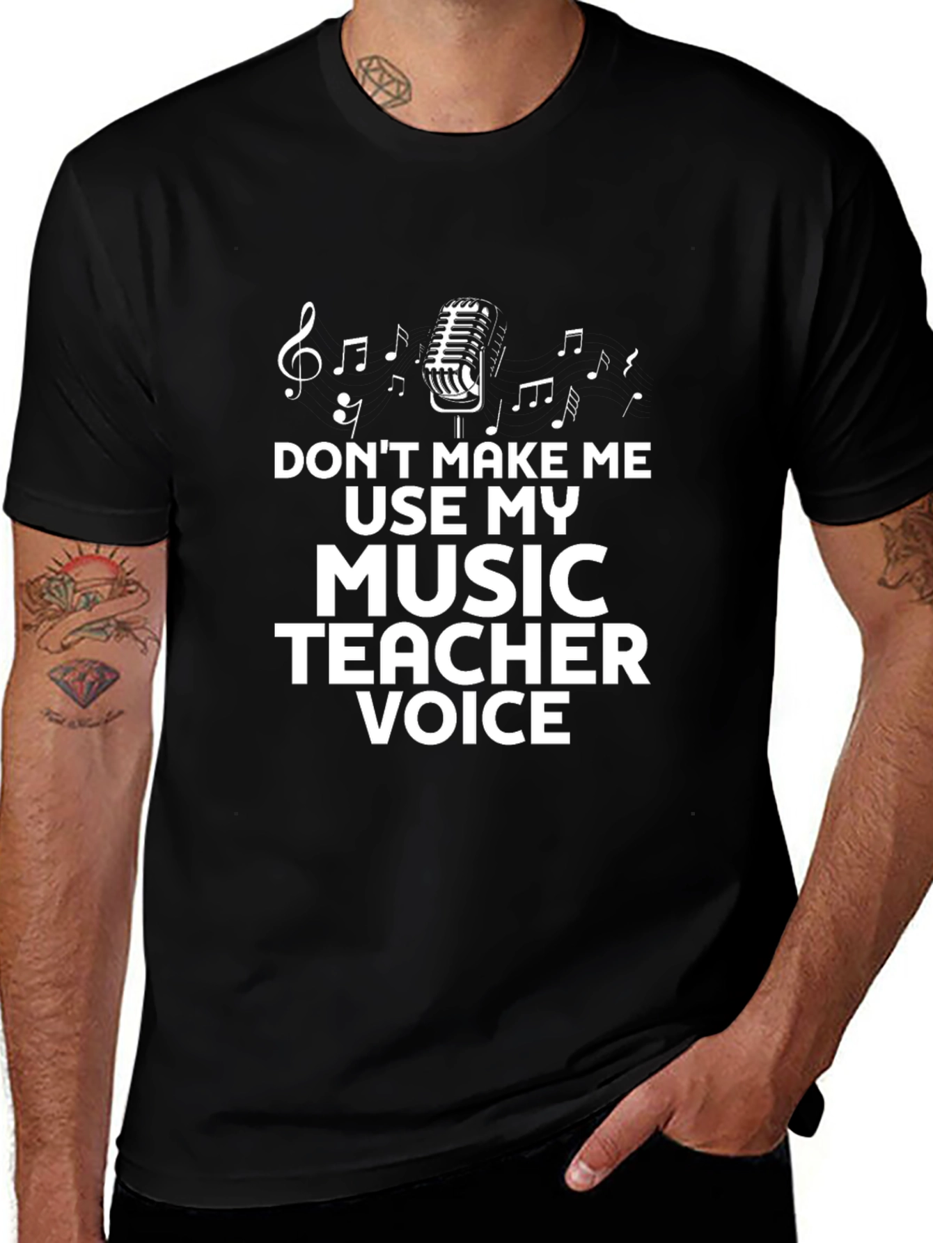 Music Teacher Voice T-Shirt - Funny Musician Tee
