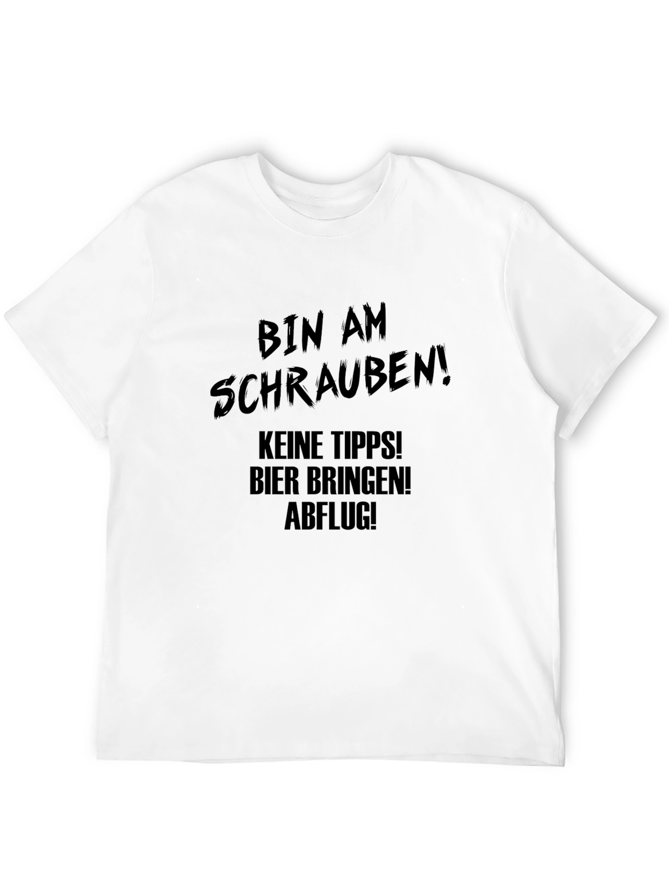 Bin Am Schrauben T-Shirt - Funny DIY Mechanic Tee