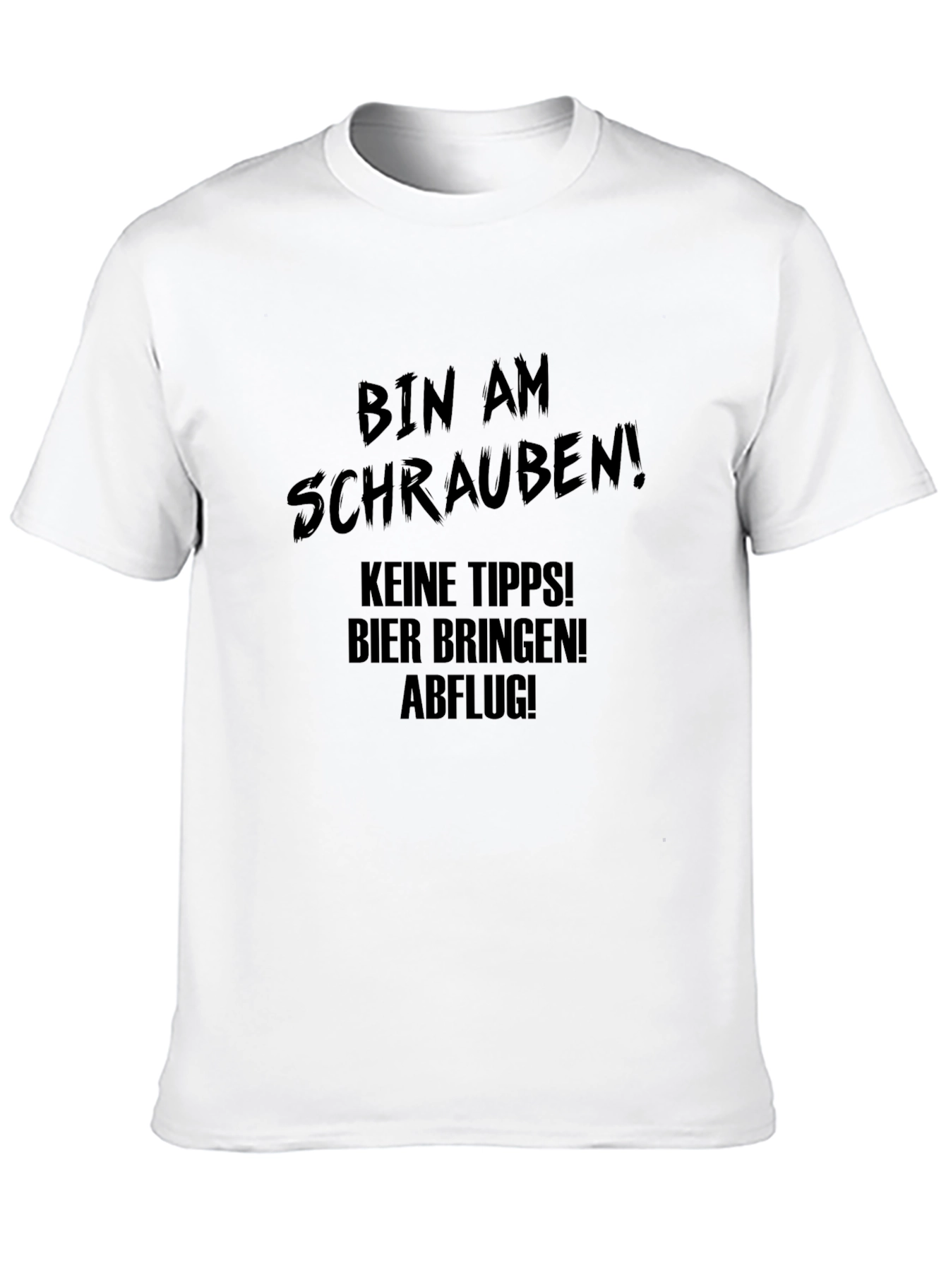 Bin Am Schrauben T-Shirt - Funny DIY Mechanic Tee