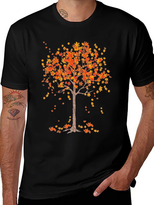 Fall Tree Graphic Tee - Autumn Style T-Shirt